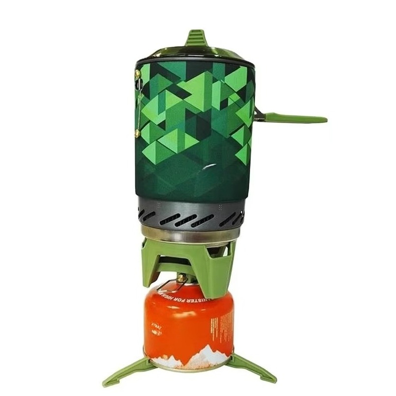Camping Cooking Jetboil - バックパッキングキャンプストーブシステム屋外プロパンアルミキャンプ調理器具ポータブルポットジェットボイルスタイルクッカー
