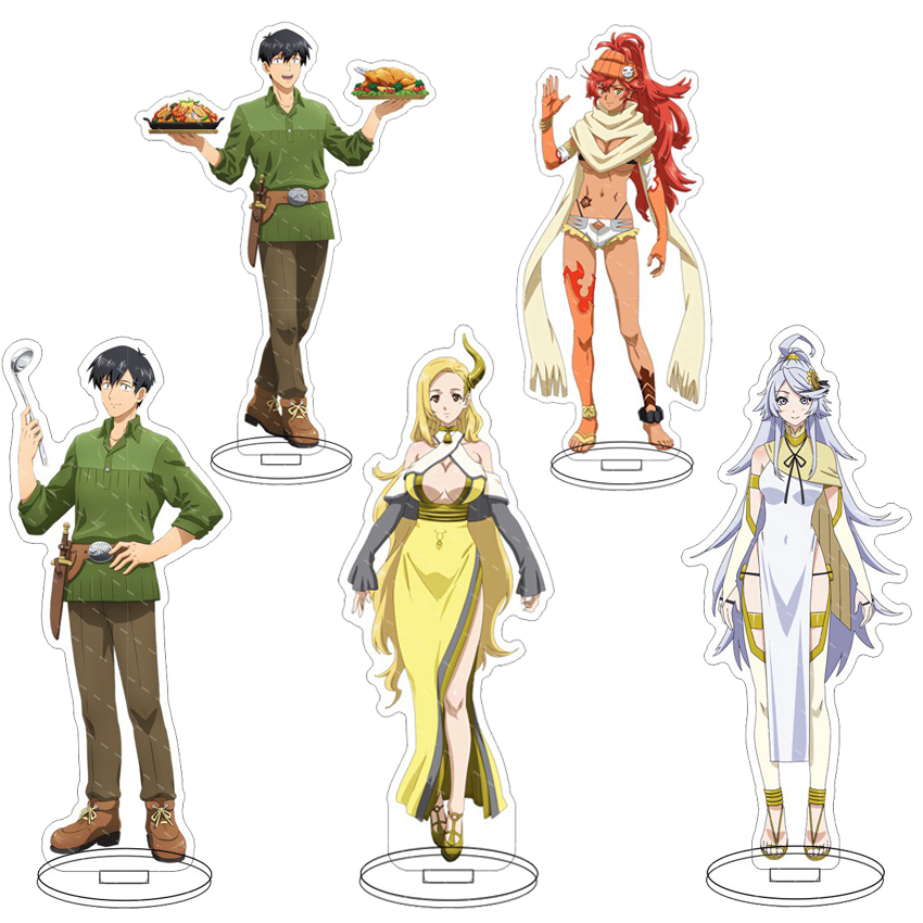 Campfire Cooking In Another World With My Absurd Skill - 16CMアニメアクリルスタンド「異世界での私の異常なスキルで焚き火料理を」 ‌ ムクオダ・ニンリル ‌ コスフィギュア装飾品ギフト