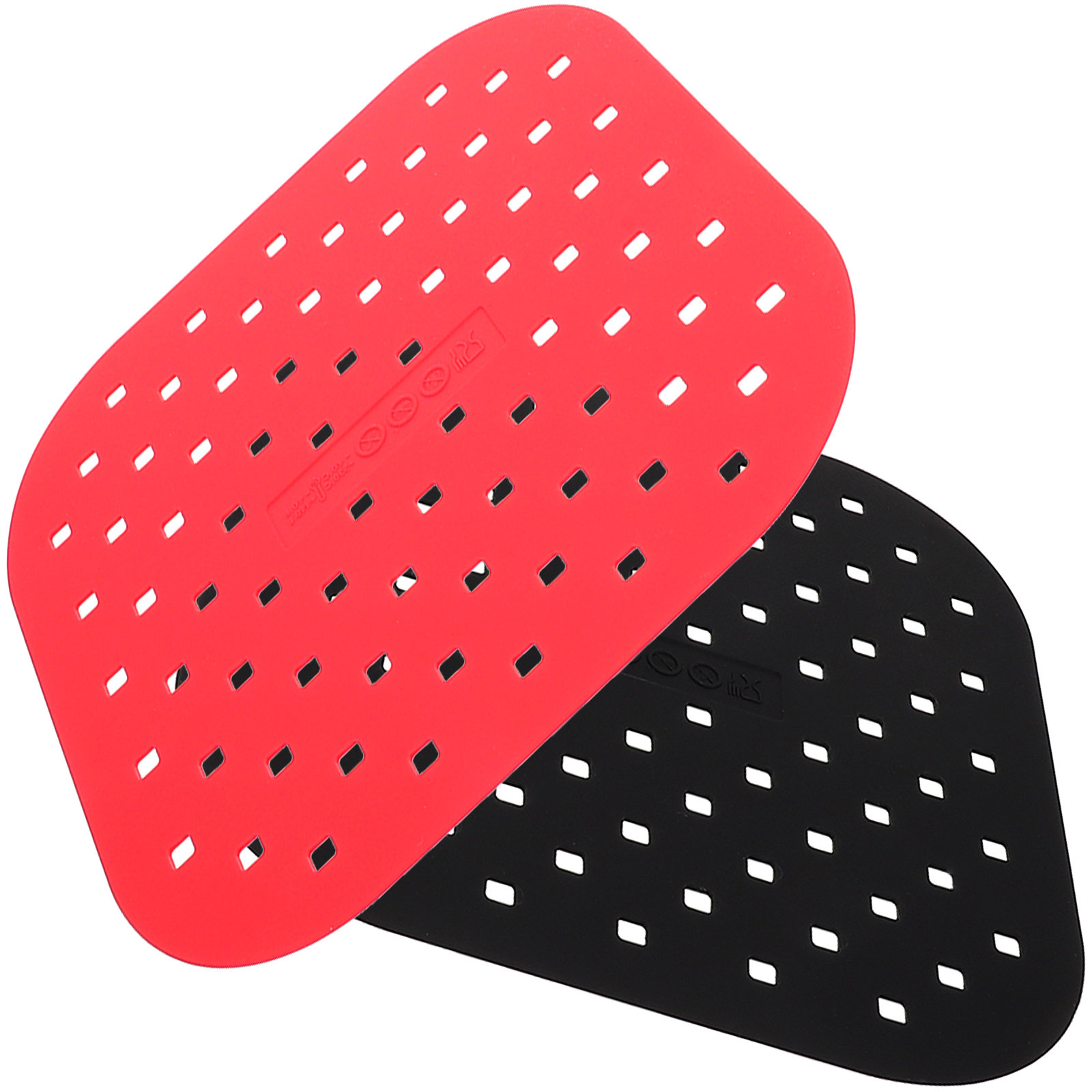 Camping Cooking Mat - 2 個エアフライヤーライナーシリコンノンスティック再利用可能なマット正方形ベーキングパッド耐熱性簡単洗浄オイルフィルタートレイ