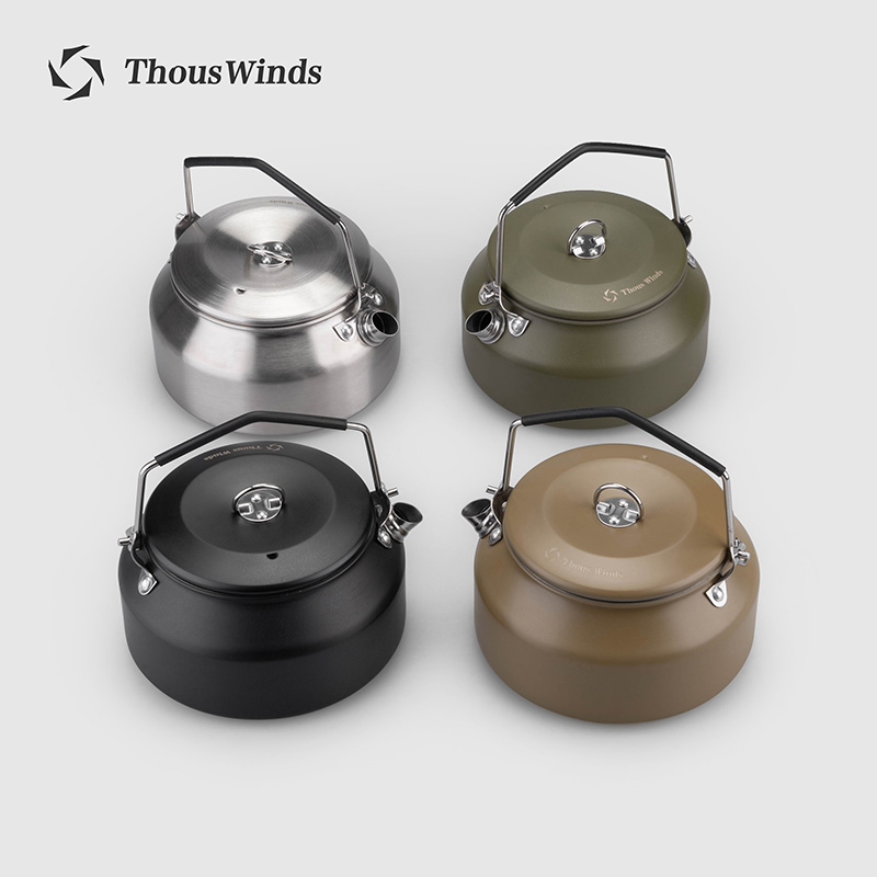 Camping Cooking Kitchen - Thous Winds キャンプケトル アウトドアケトル ポータブルハイキング調理器具超軽量コーヒーウォーターケトル1L