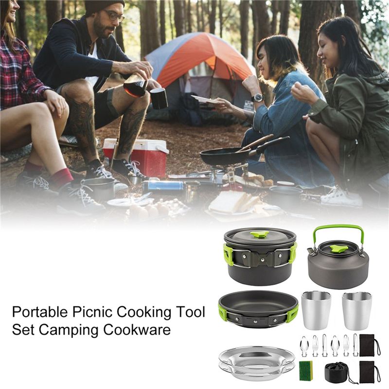 【購入者向け】キャンプ調理器具 ポータブル鍋 フライパン カ - Camping Cooking Pan のレビューと価格