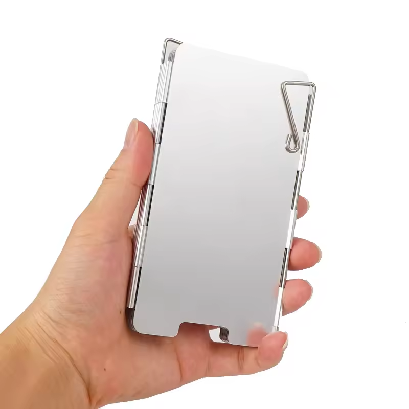 アウトドアストーブ風防 キャンプ用風よけ 9枚プレート 折り - Camping Cooking Cover のレビューと価格