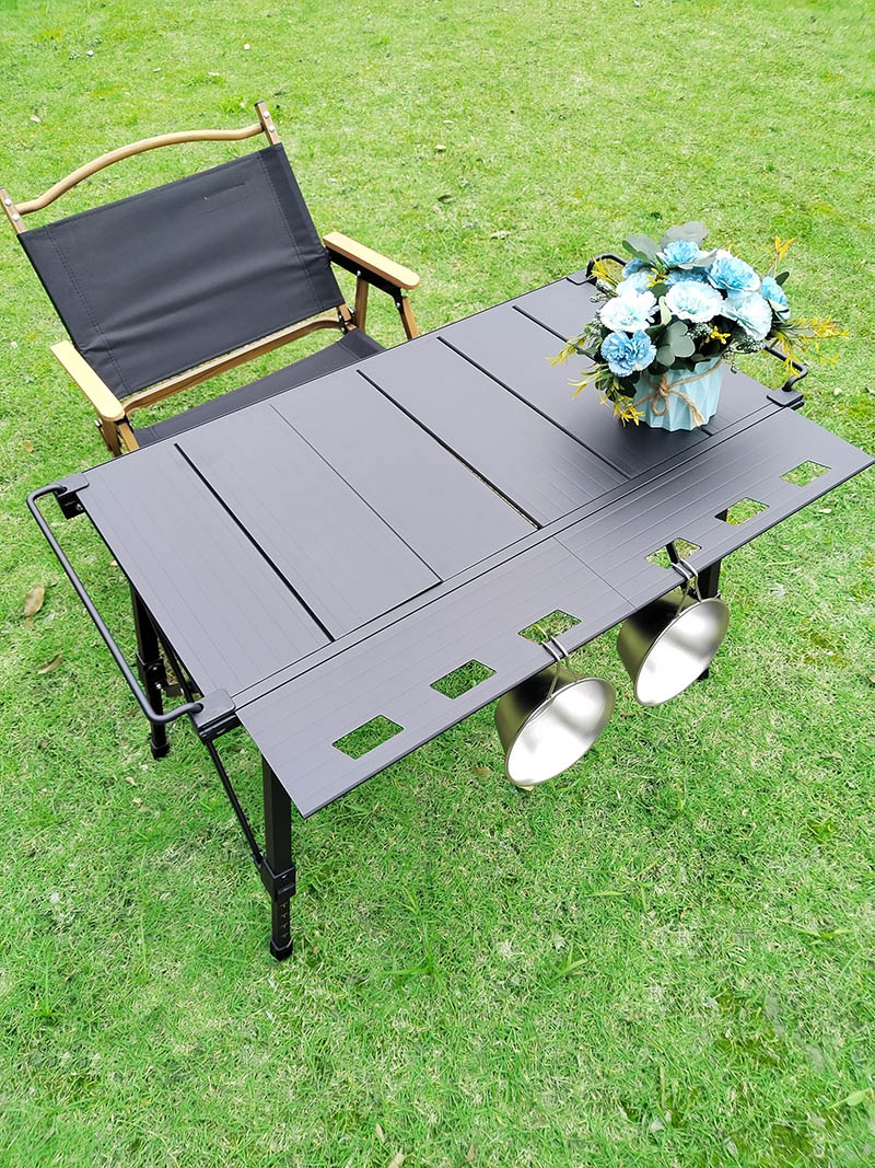 軽量折りたたみ式キャリングテーブル,キャンプ用,拡張ブレード - Camping Cooking Table Foldable のレビューと価格