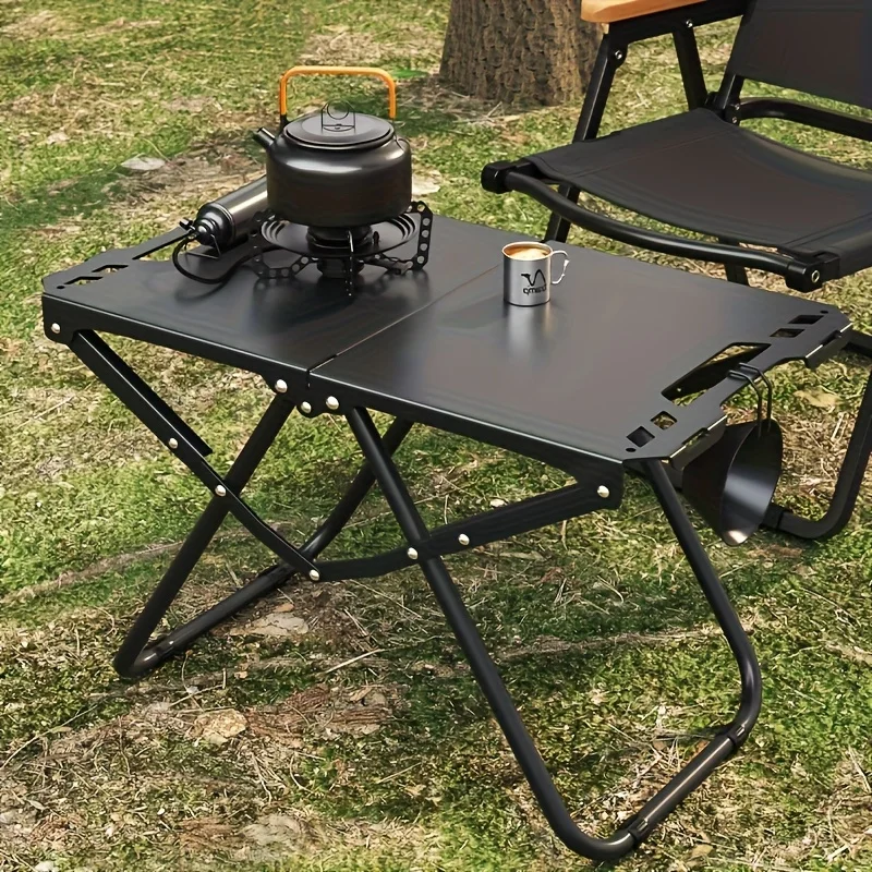 ポータブル折りたたみキャンプテーブル、ステンレス製屋外ダイニ - Camping Cooking Table Foldable のレビューと価格