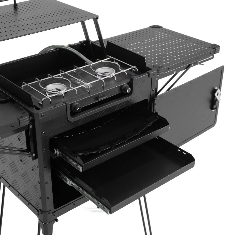 人気沸騰中のランドキャンプキッチンシステム折りたたみ式アウト - Camping Cooking Table Foldable のレビューと価格