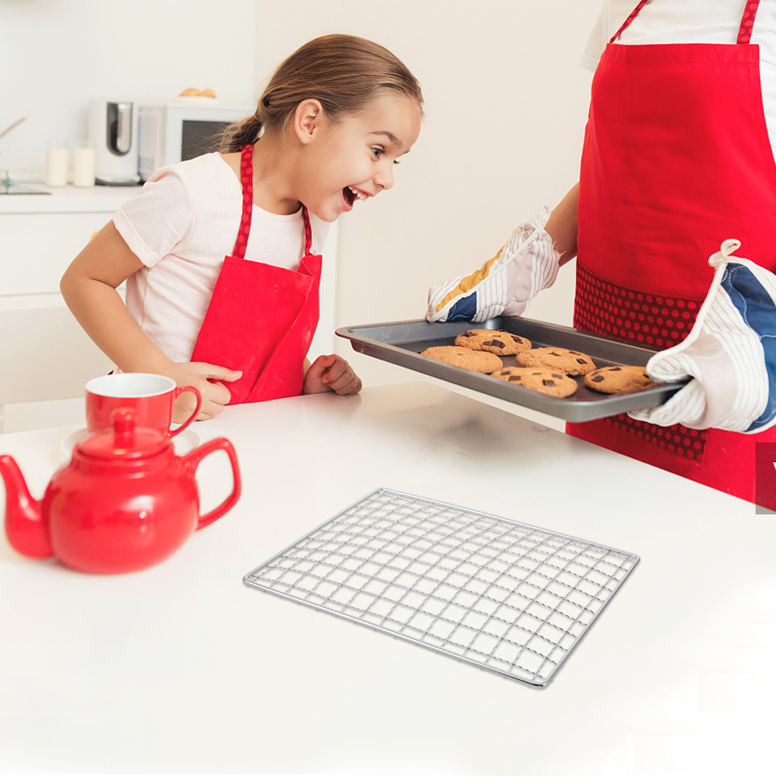 ステンレス製グリルマット、焦げ付き防止加工、バーベキュー用、 - Camping Cooking Mat のレビューと価格