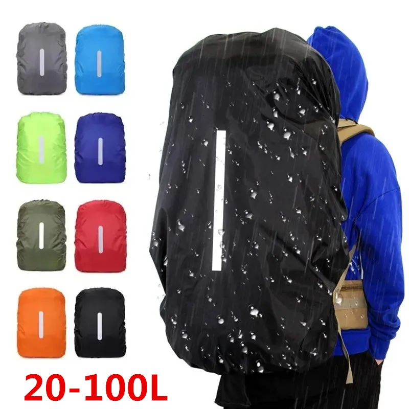 新しい反射防水バックパックレインカバー 20L-100L 屋 - Camping Cooking Cover のレビューと価格