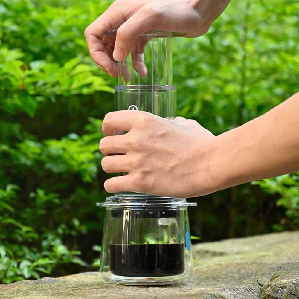 ポータブルコーヒーケトル フレンチスタイル 滑り止めプレスコ - Camping Cooking Gear のレビューと価格