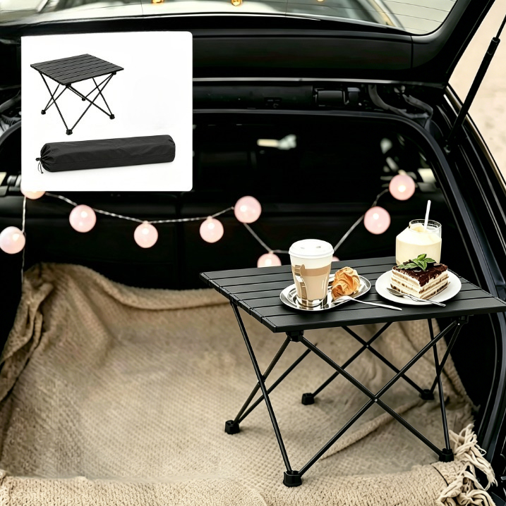 折りたたみ式コンパクトキャンプサイドテーブル、ビーチピクニッ - Camping Cooking Table Foldable のレビューと価格