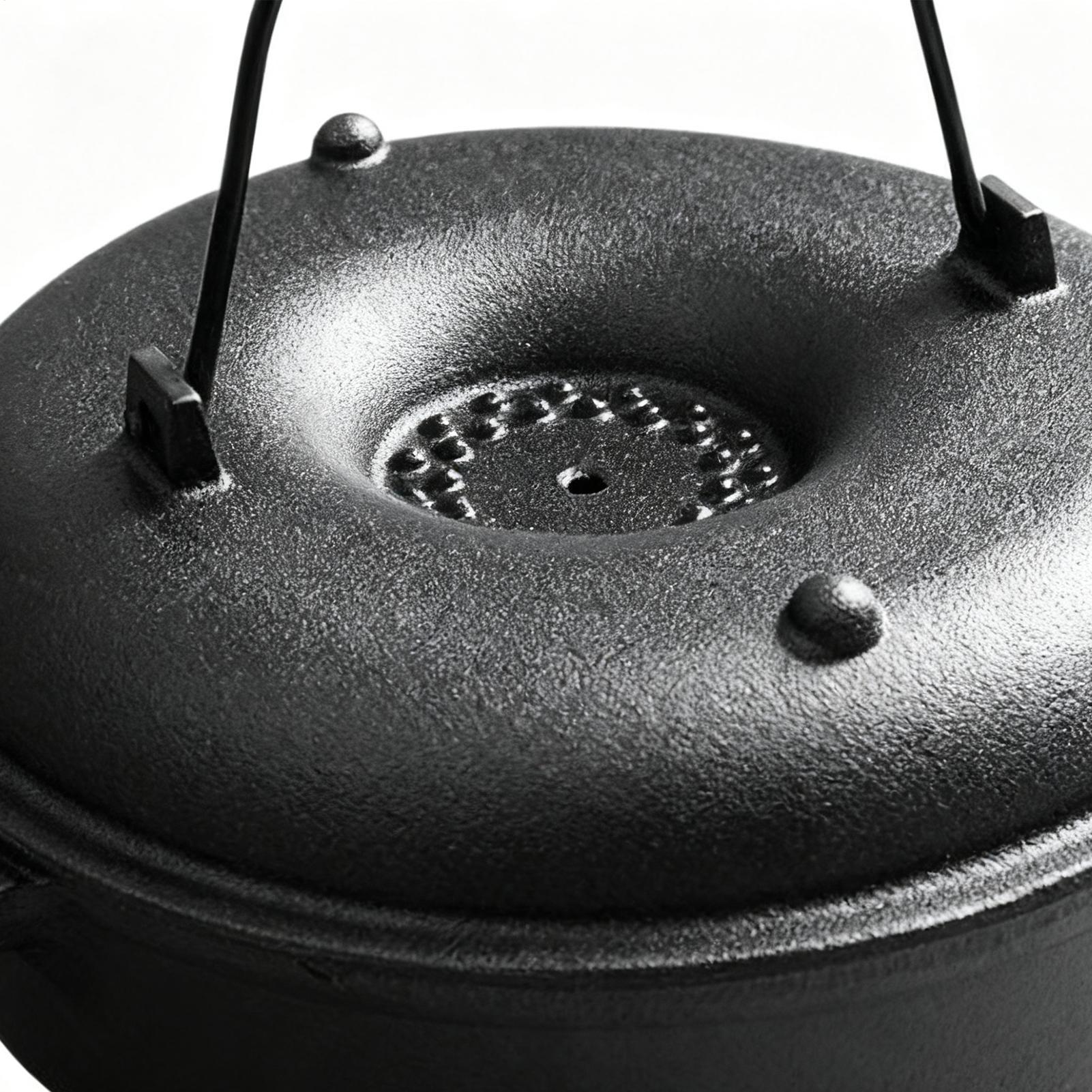 焦げ付き防止の調理器具、取っ手付き鋳鉄製キャンプダッチオーブ - Camping Cooking Ovens のレビューと価格