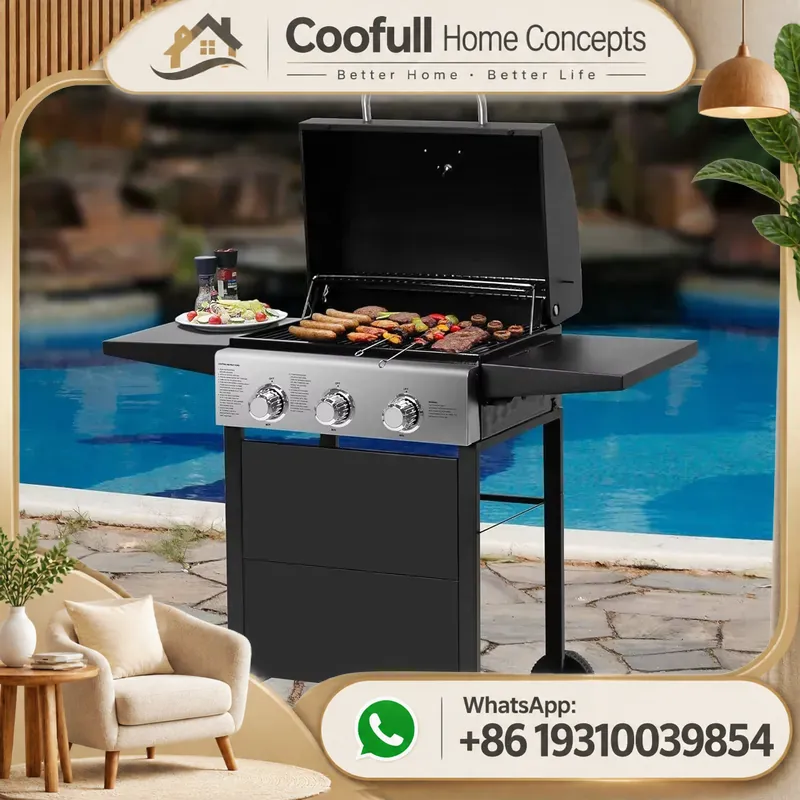Propane Gas Grill With Side Bu - Camping Cooking Table Foldable のレビューと価格
