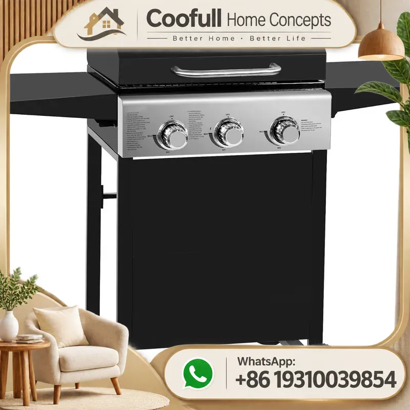 Propane Gas Grill With Side Bu - Camping Cooking Table Foldable のレビューと価格