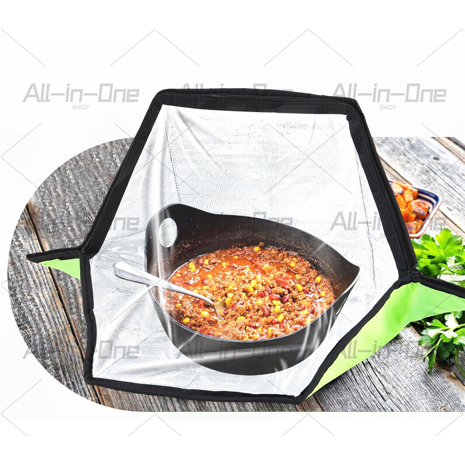 ポータブルソーラーオーブンバッグクッカー、太陽光屋外キャンプ - Camping Cooking Ovens のレビューと価格