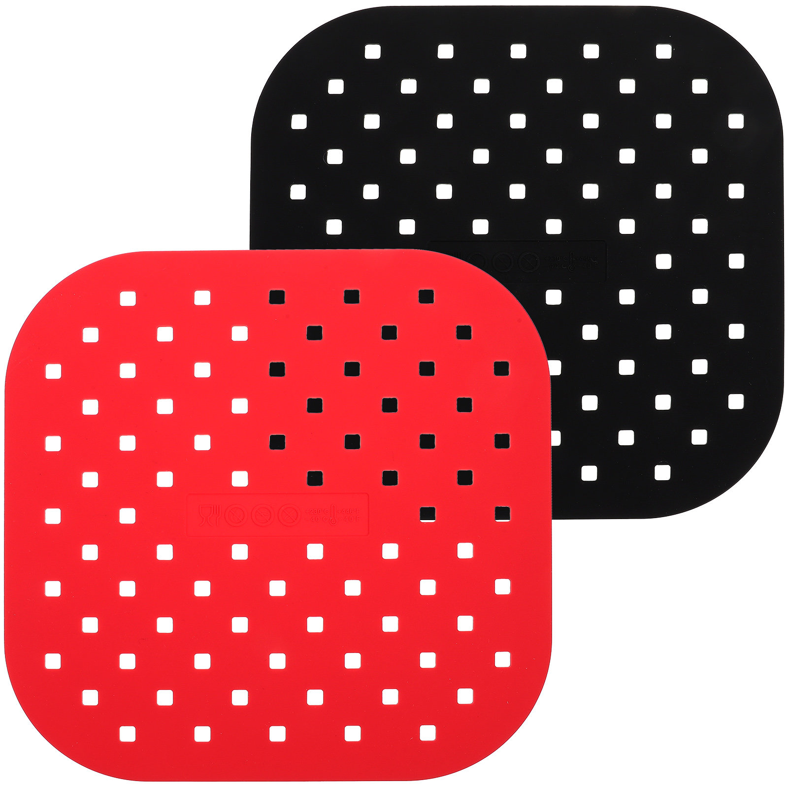 2 個エアフライヤーライナーシリコンノンスティック再利用可能 - Camping Cooking Mat のレビューと価格