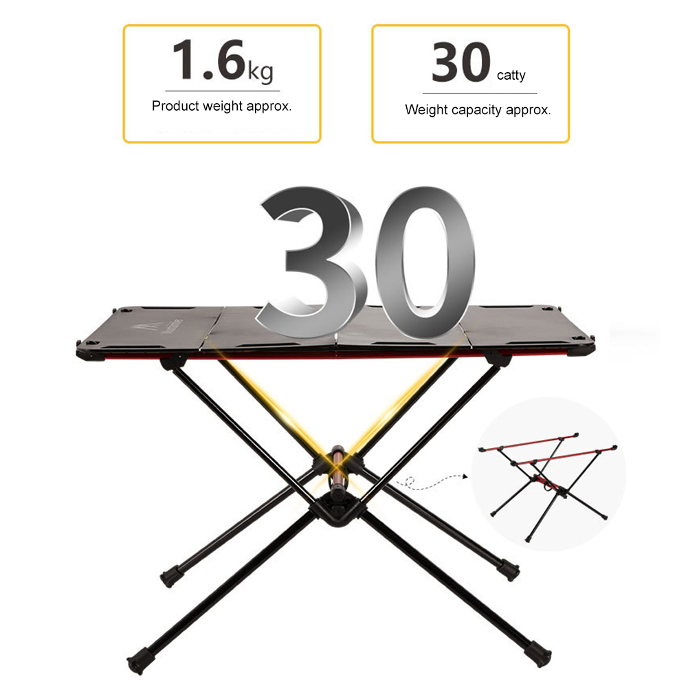 折りたたみキャンプテーブル 軽量アウトドア折りたたみテーブル - Camping Cooking Table Foldable のレビューと価格