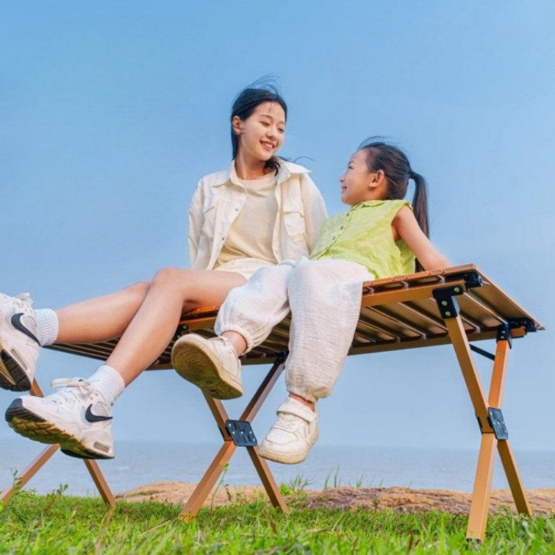 頑丈な炭素鋼キャンプテーブル、頑丈な屋外折りたたみピクニック - Camping Cooking Table Foldable のレビューと価格