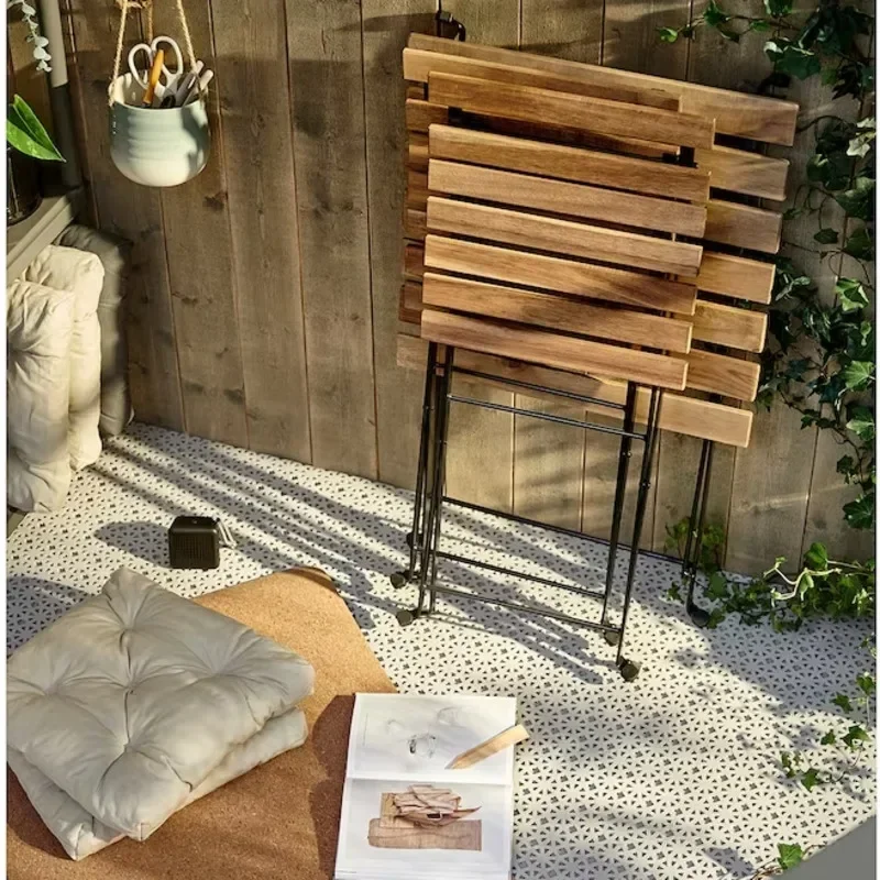 ガーデンバルコニー屋外テーブル鉄製折りたたみダイニングテーブ - Camping Cooking Table Foldable のレビューと価格