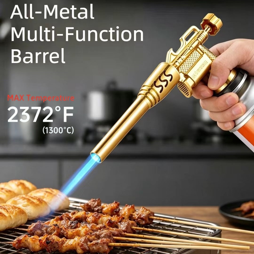 最大6インチの大型炎を出す、耐熱性のライター。最高温度237 - Camping Cooking Flame のレビューと価格