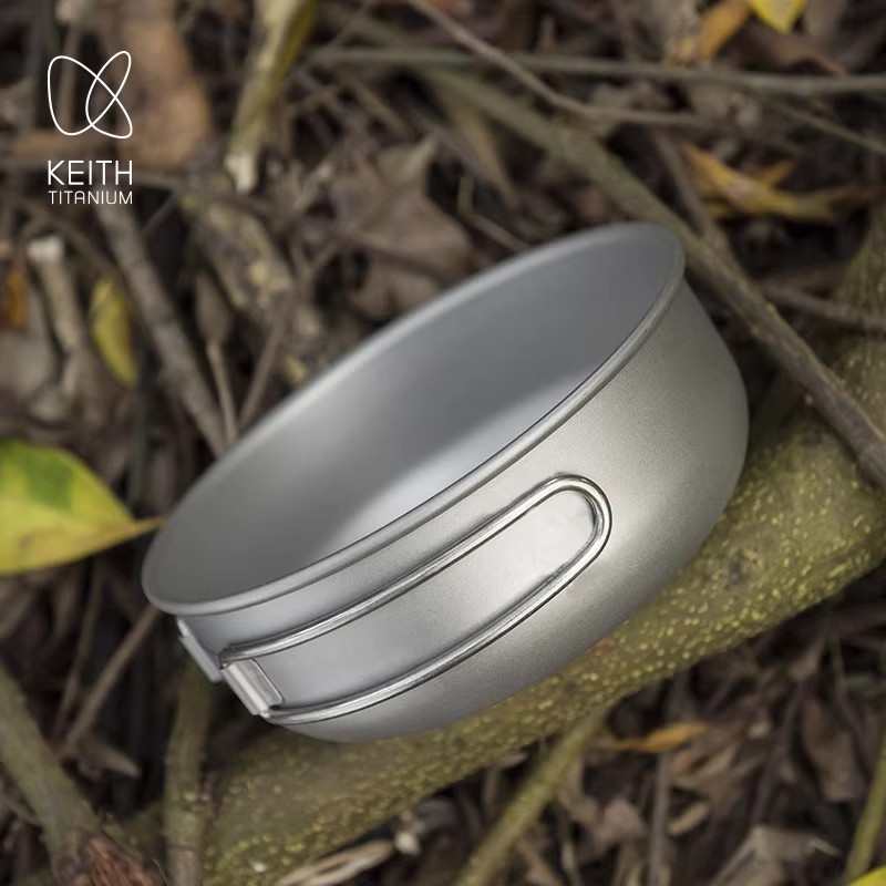 キース 3点セット チタン製調理器具セット（フライパン、ボウ - Camping Cooking Pan のレビューと価格