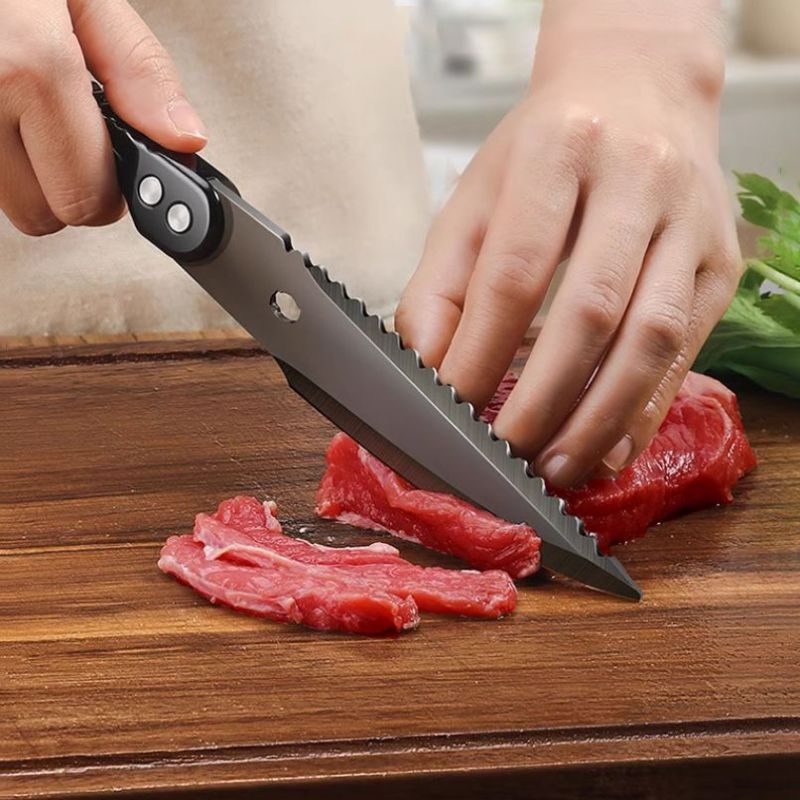強力な多目的ハイステンレス鋼製チキンシザー 超鋭利なシザー  - Camping Cooking Kitchen のレビューと価格