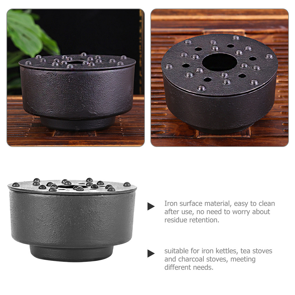 断熱ベース付きの鉄製ケトル、鋳鉄製の茶器用ストーブ、アルコー - Camping Cooking Alcohol のレビューと価格