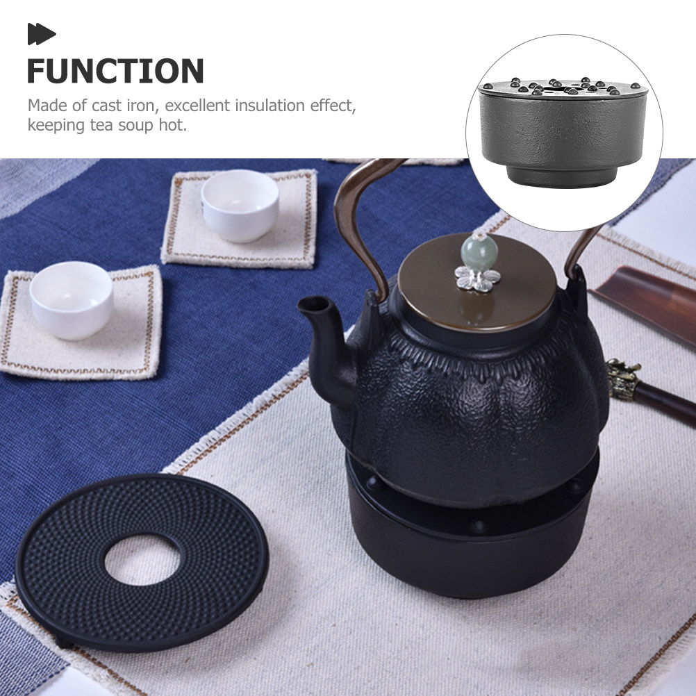 断熱ベース付きの鉄製ケトル、鋳鉄製の茶器用ストーブ、アルコー - Camping Cooking Alcohol のレビューと価格