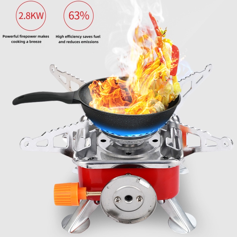 屋外ミニスクエアストーブキャンプ調理器具ポータブル折りたたみ - Camping Cooking Ovens のレビューと価格