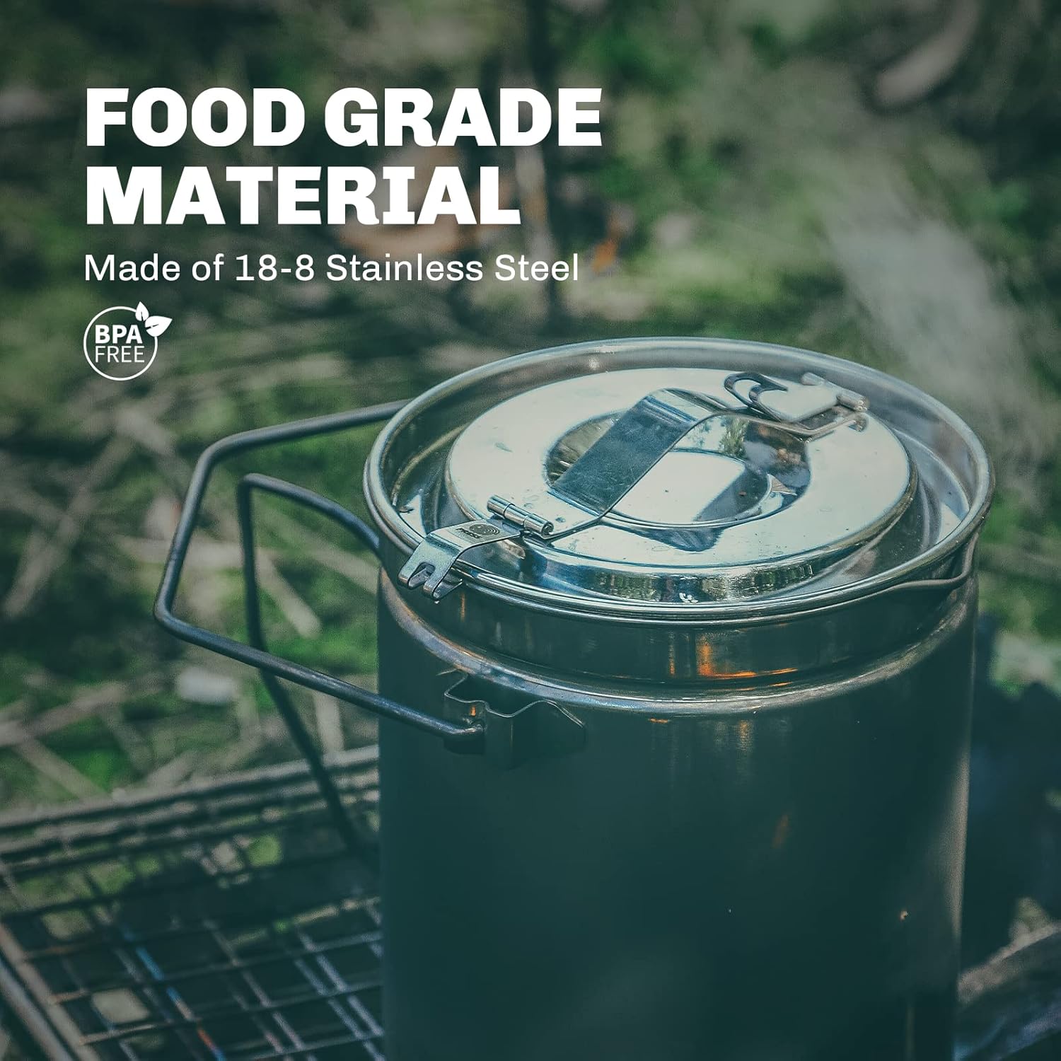 Fire-maple 1.2lステンレス鋼スチーマーポット、 - Camping Cooking Set Stainless Steel のレビューと価格