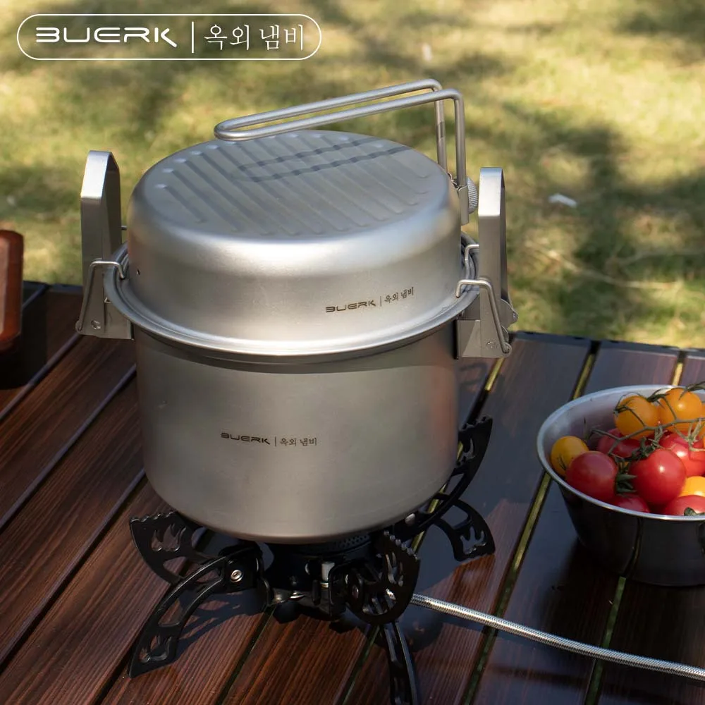 304ステンレス鋼のマイクロプレッシャークッカー、蒸し鍋とフ - Camping Cooking Pan のレビューと価格