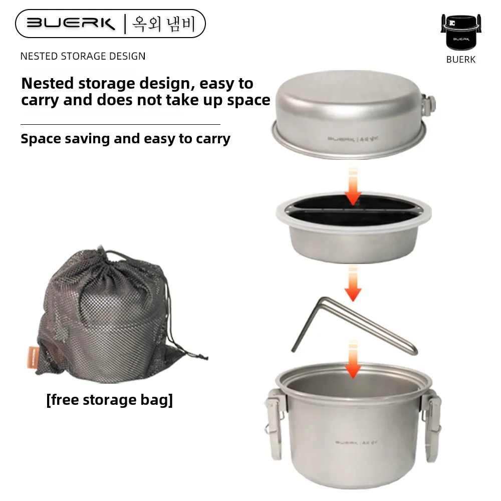 304ステンレス鋼のマイクロプレッシャークッカー、蒸し鍋とフ - Camping Cooking Pan のレビューと価格