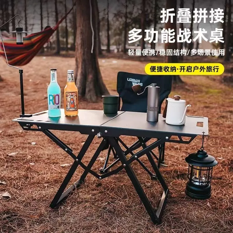 折りたたみ式ポータブル折りたたみキャンプテーブルステンレス鋼 - Camping Cooking Table Foldable のレビューと価格