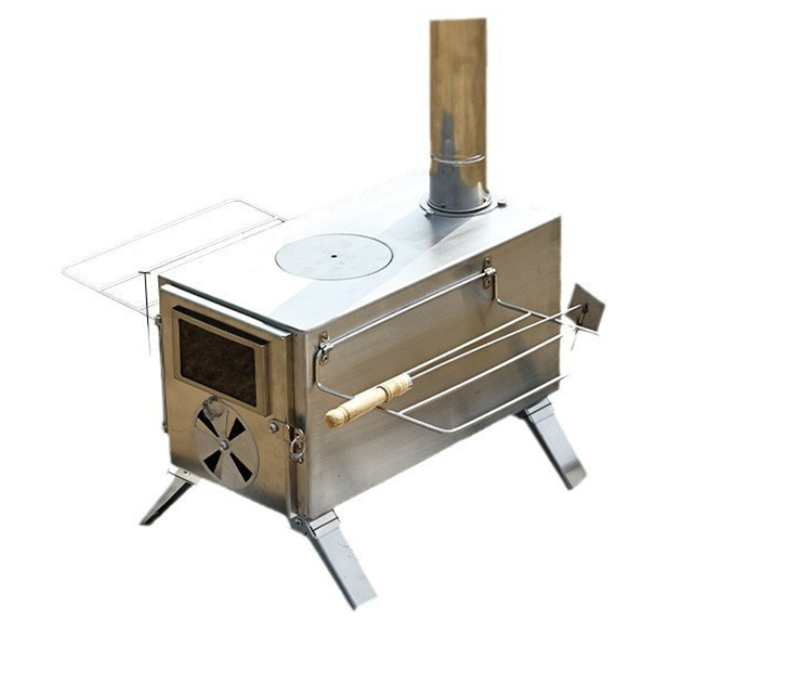 ポータブルステンレス鋼BBQストーブ、屋外キャンプテントオー - Camping Cooking Ovens のレビューと価格