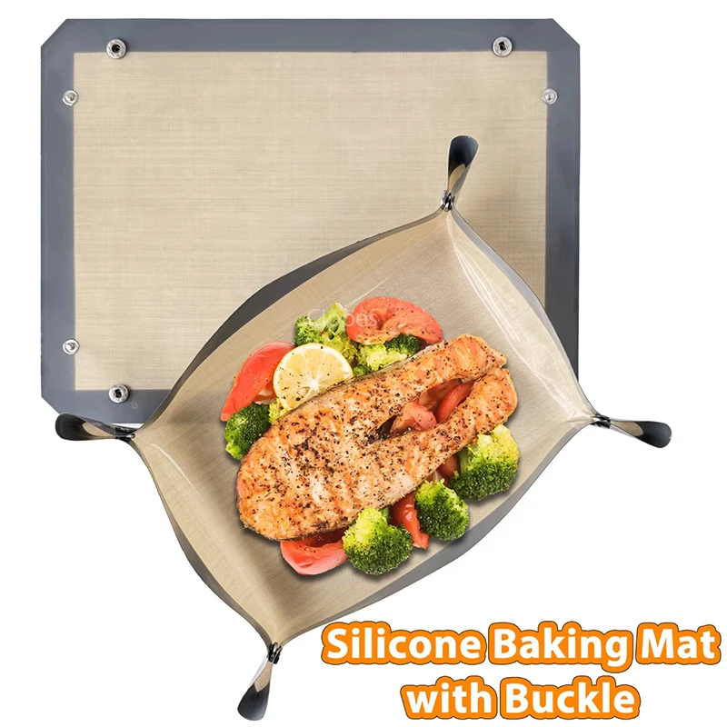 折りたたみ式シリコンBBQマット、ノンスティックオーブンマッ - Camping Cooking Mat のレビューと価格