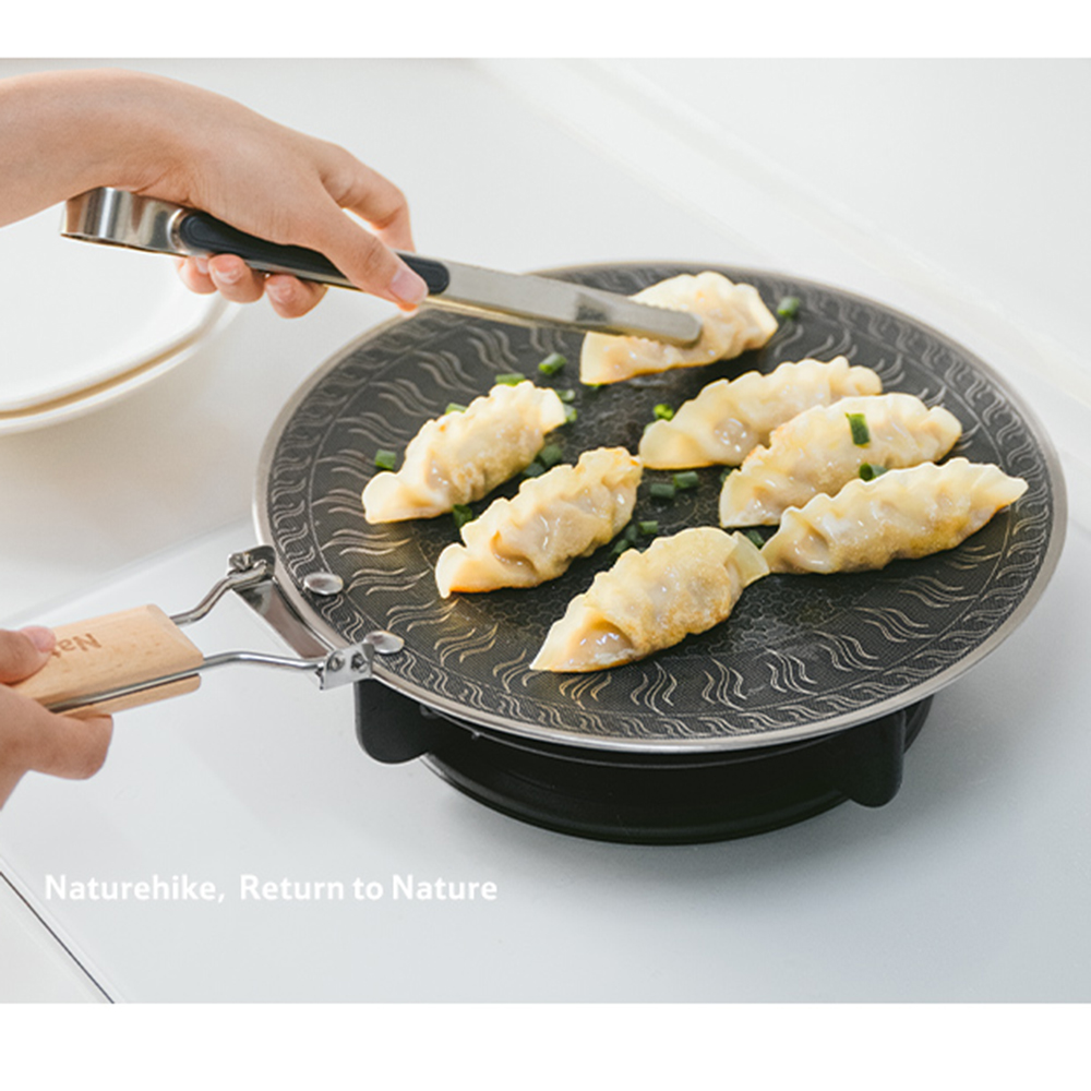 Naturehike ステンレス鋼グリルパン ラウンドノンス - Camping Cooking Device のレビューと価格