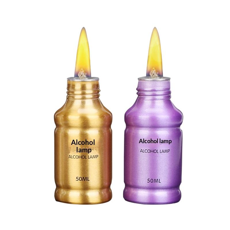 50ML アルコールバーナーランプ アルミニウム合金製ポータ - Camping Cooking Alcohol のレビューと価格