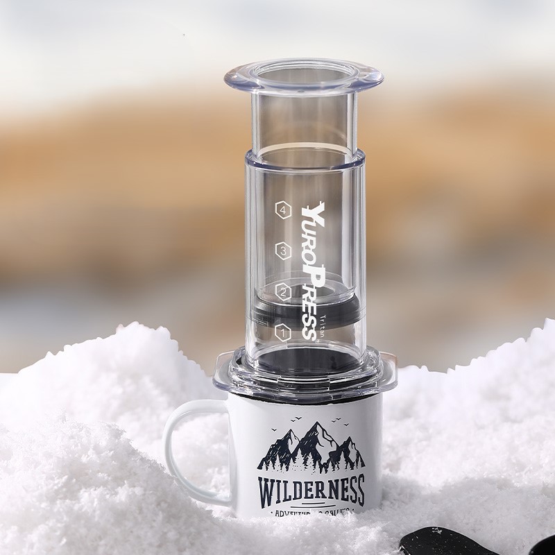 ユーロプレス ポータブル エスプレッソ コーヒーメーカー、エ - Camping Cooking Gear のレビューと価格