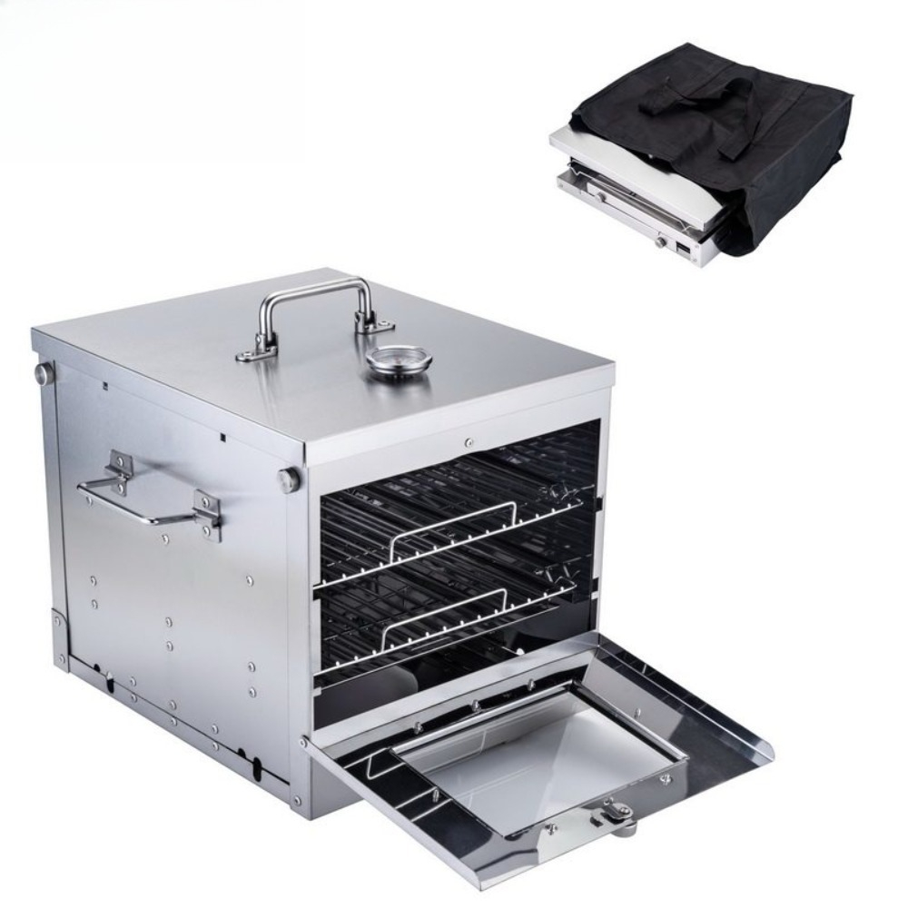 屋外キャンプ用家庭用コンロ、ステンレス製可視化フル折りたたみ - Camping Cooking Ovens のレビューと価格