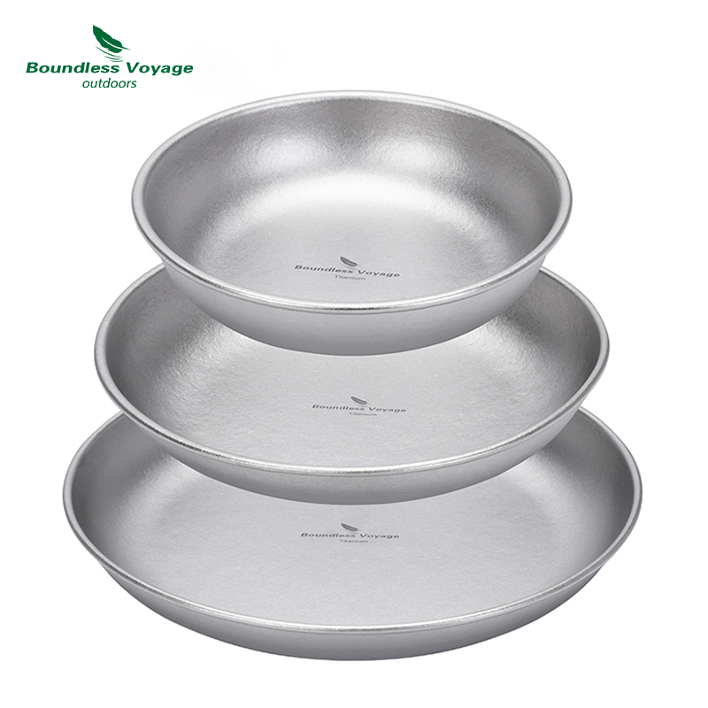 Boundless Voyage キャンププレート チタン製 - Camping Cooking Set For 4 のレビューと価格