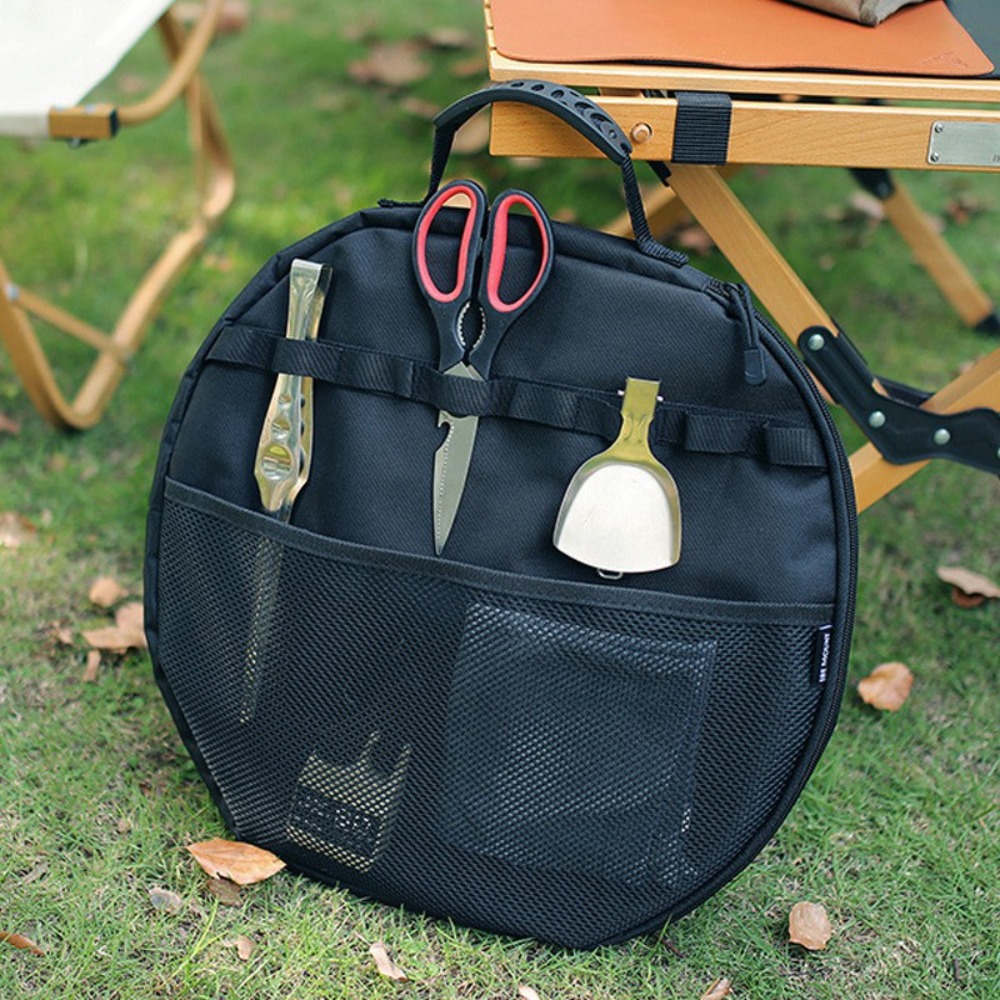 グリルパン収納バッグ、フライパンとグリドル用ポータブルポーチ - Camping Cooking Pan のレビューと価格