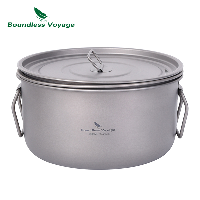無限の航海-多機能調理鍋、チタン蒸し器、スープ鍋、蓋付きフラ - Camping Cooking Pan のレビューと価格